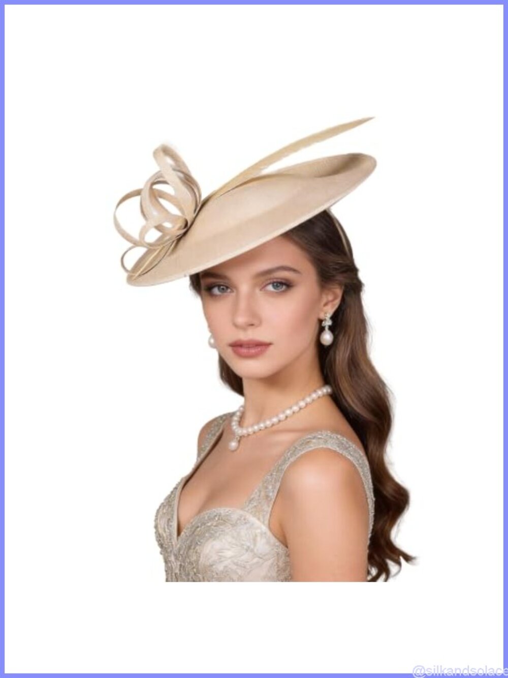 Women's Feather Polyester Fascinator Kentucky Derby Saucer Hat with Headband